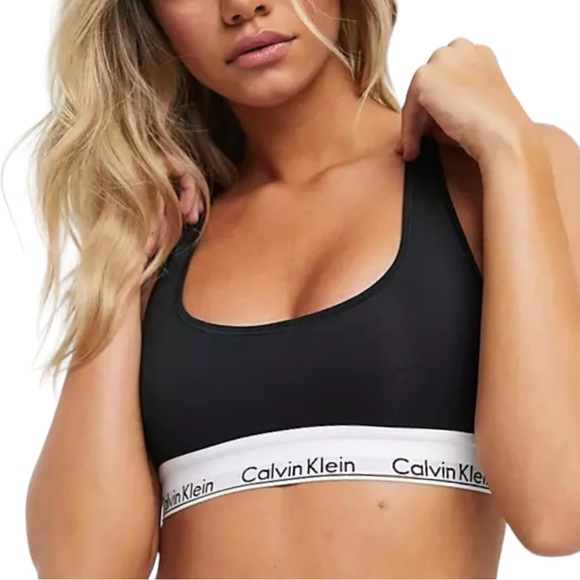 Calvin Klein Women's Modern Cotton Bralette - Picture 2 of 5